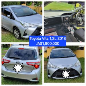 2018 grey Toyota vitz