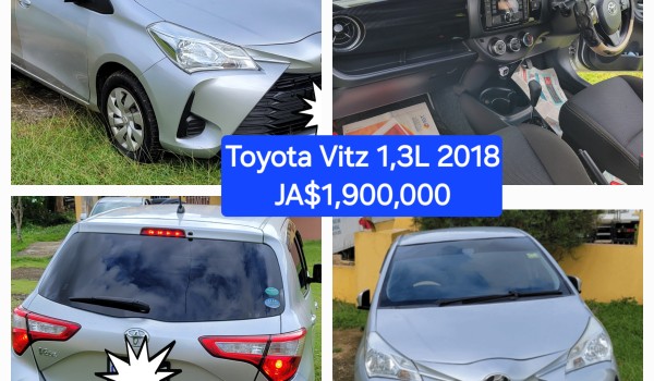 2018 grey Toyota vitz